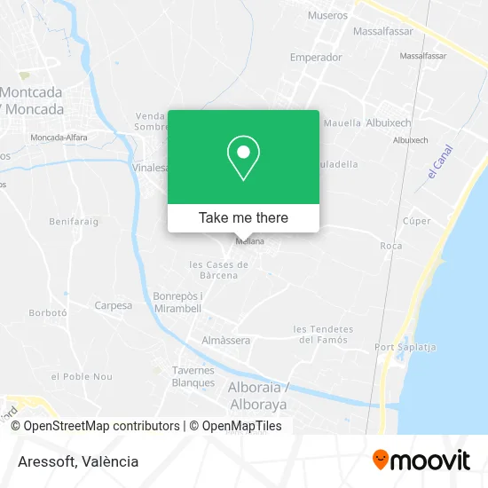 Aressoft map