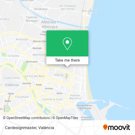 Cardesignmaster map