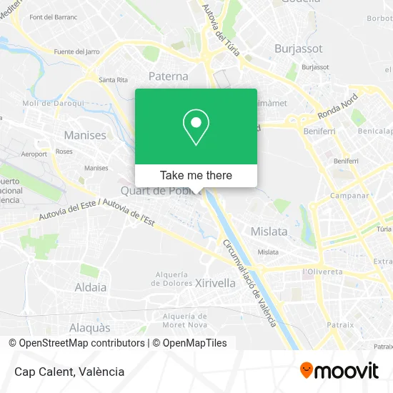 Cap Calent map
