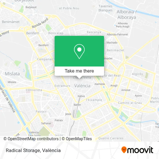 Radical Storage map