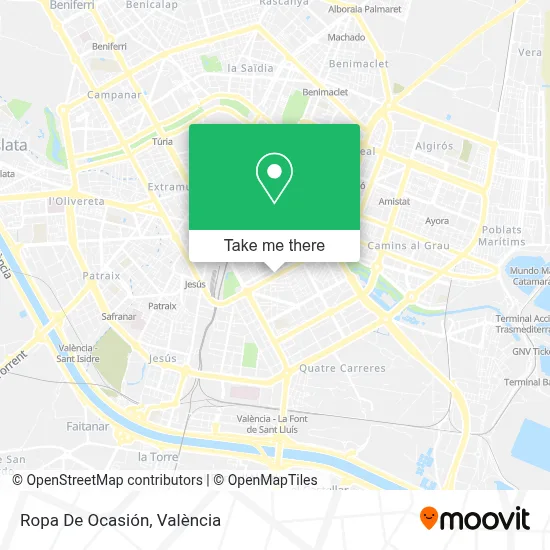 Ropa De Ocasión map