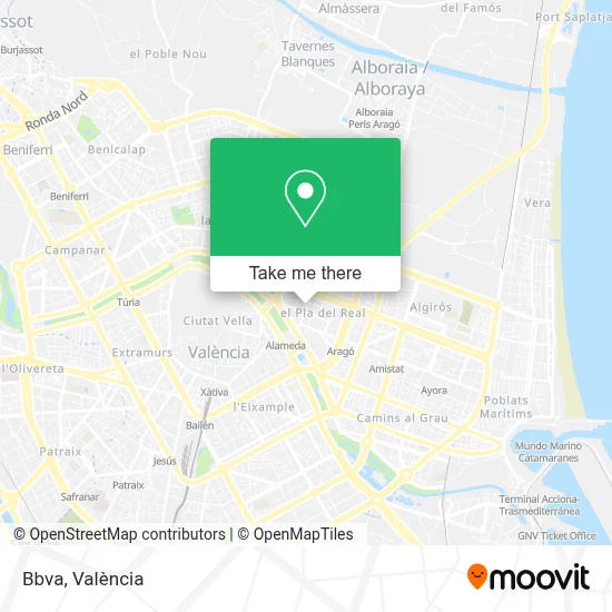 Bbva map