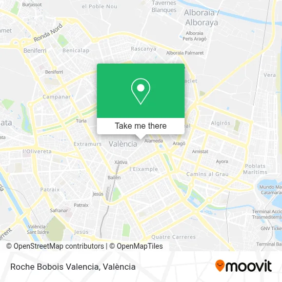 Roche Bobois Valencia map