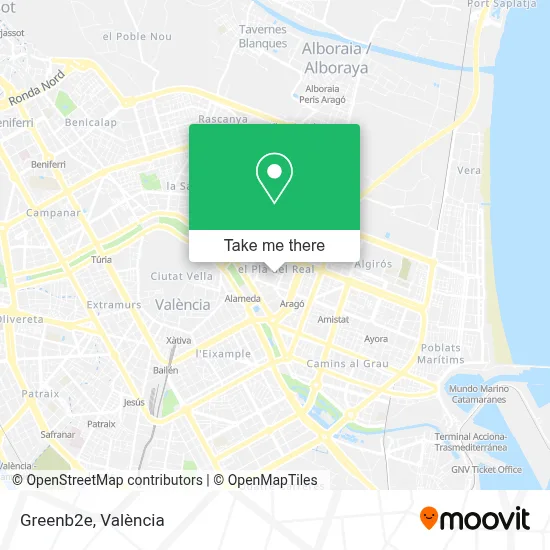 Greenb2e map