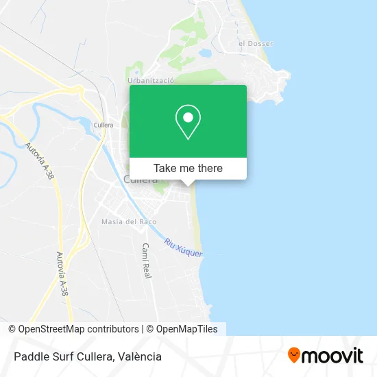 Paddle Surf Cullera map