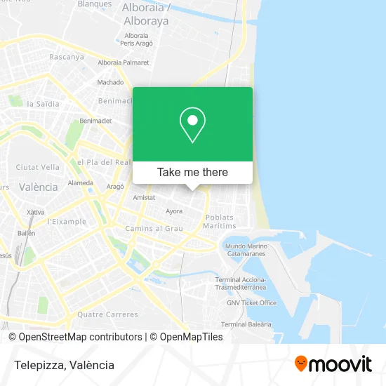 Telepizza map