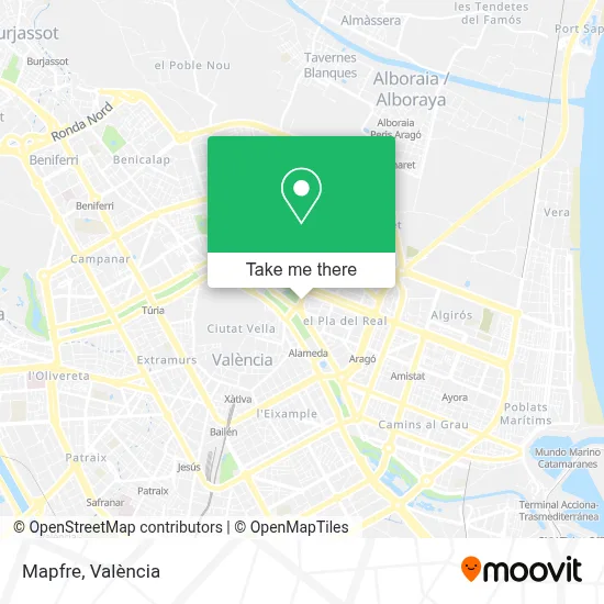 Mapfre map
