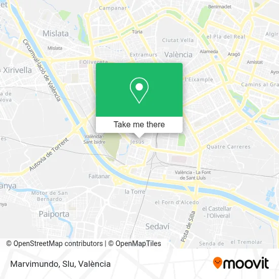 Marvimundo, Slu map