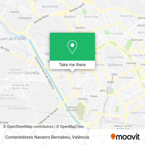 Contenedores Navarro Bernabeu map