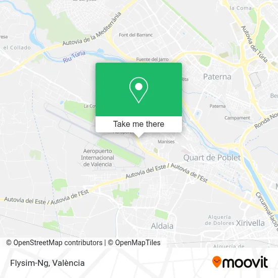 Flysim-Ng map