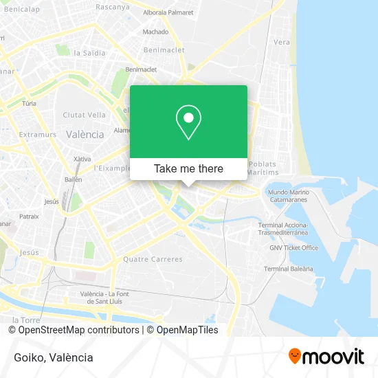 Goiko map