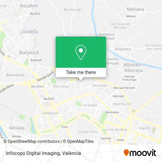 Infocopy Digital Imaging map