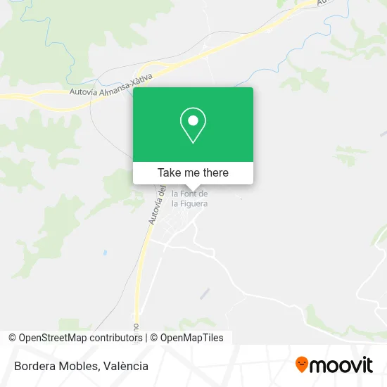 Bordera Mobles map