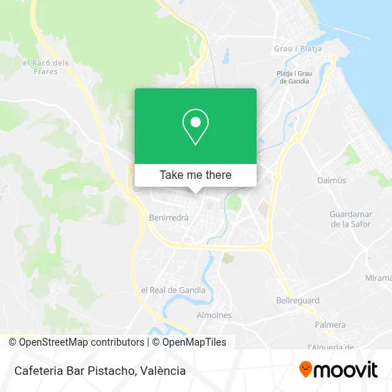 Cafeteria Bar Pistacho map