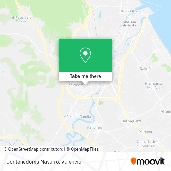 Contenedores Navarro map