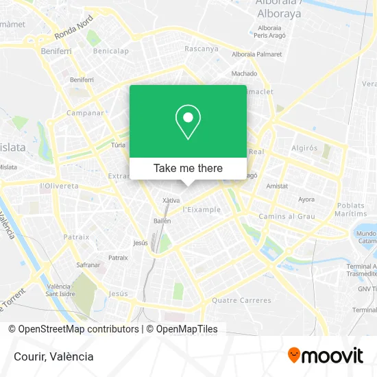 Courir map