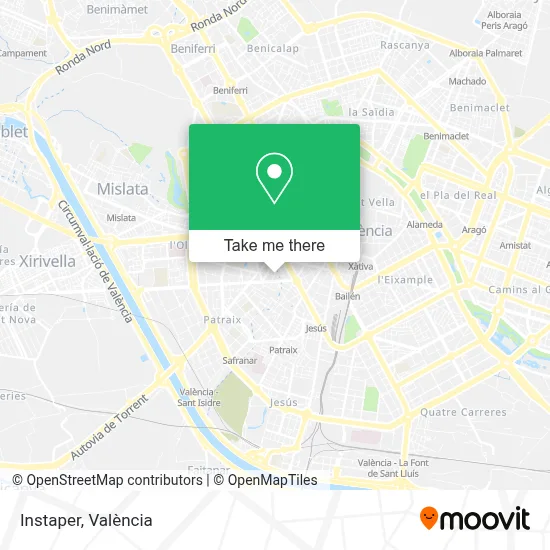 Instaper map