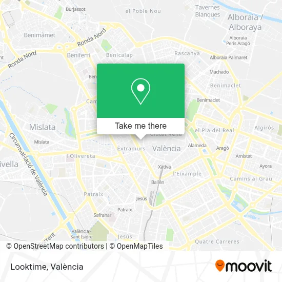 Looktime map