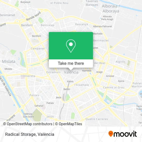 Radical Storage map