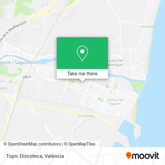 Topic Discoteca map