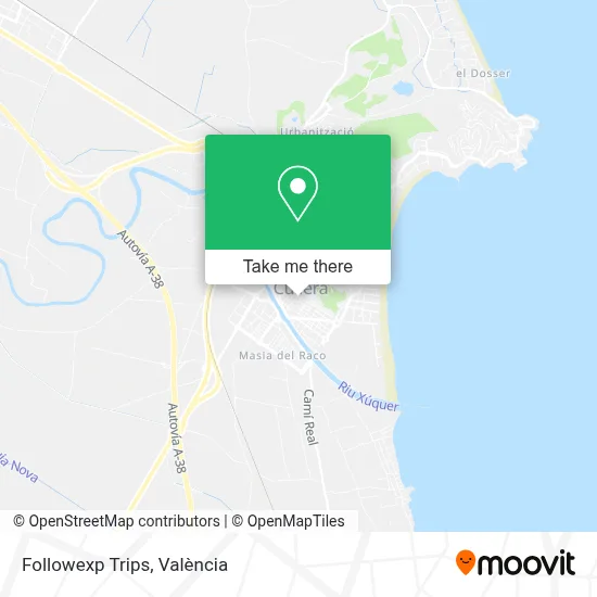 Followexp Trips map