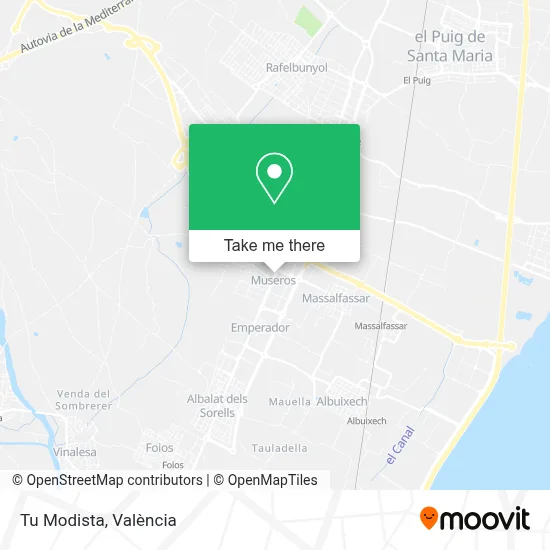 Tu Modista map
