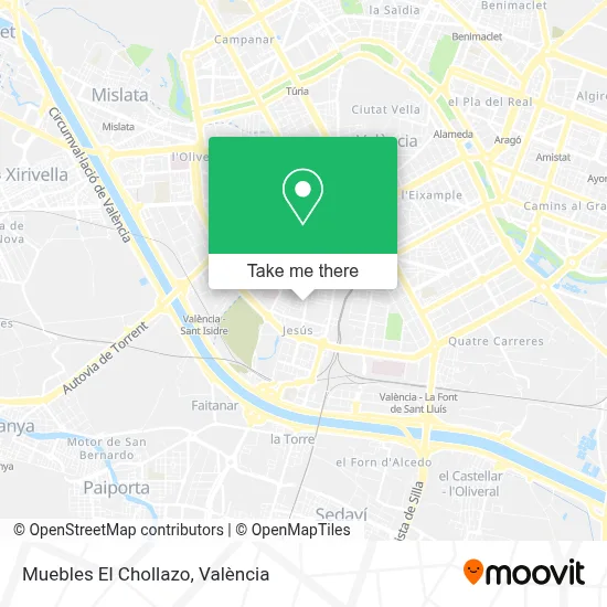 Muebles El Chollazo map