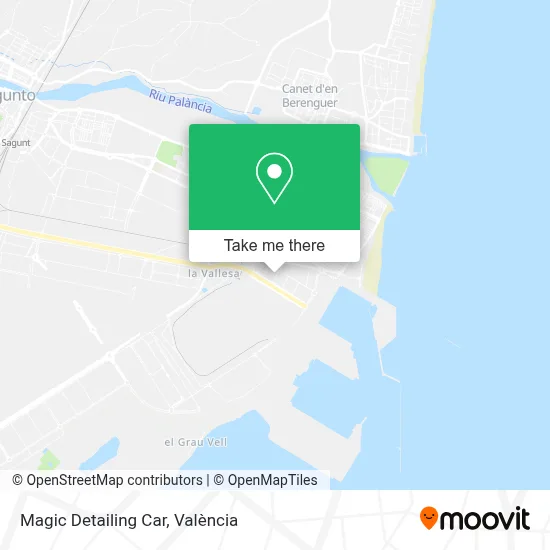 Magic Detailing Car map
