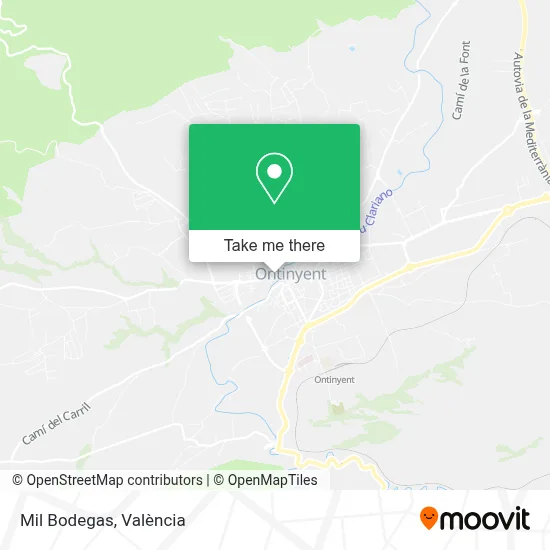 Mil Bodegas map