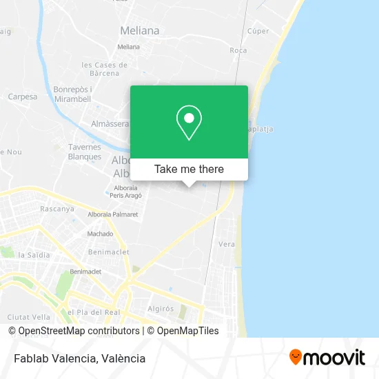 Fablab Valencia map
