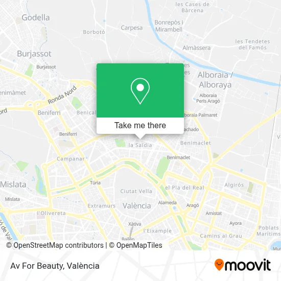 Av For Beauty map