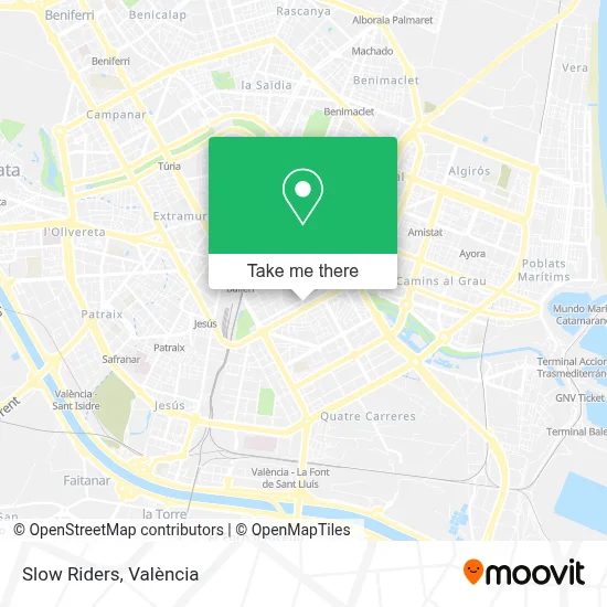 Slow Riders map