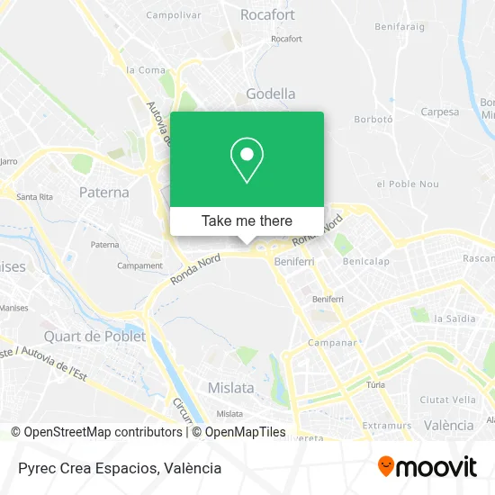 Pyrec Crea Espacios map