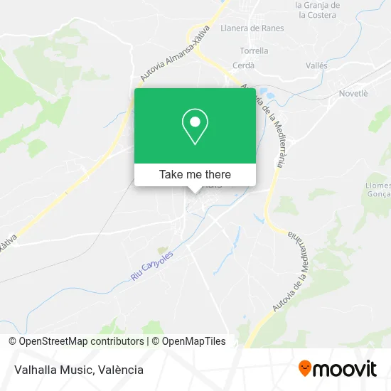 Valhalla Music map