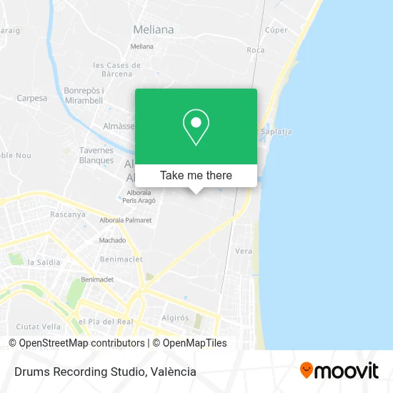 Drums Recording Studio map
