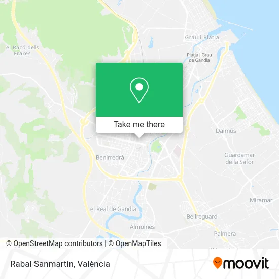 Rabal Sanmartín map