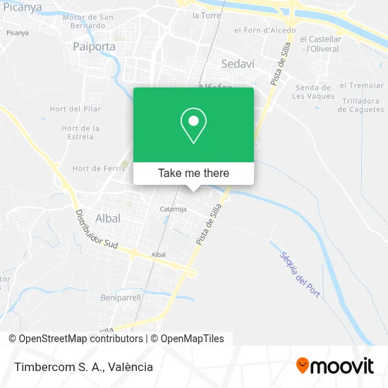 Timbercom S. A. map