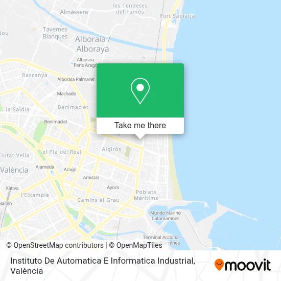 Instituto De Automatica E Informatica Industrial map