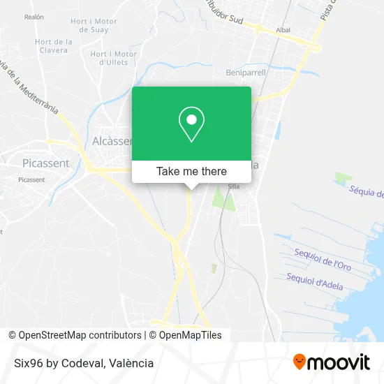 Six96 by Codeval map