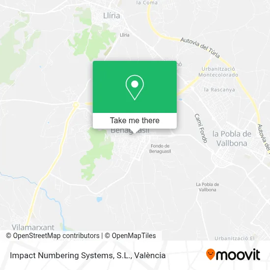 Impact Numbering Systems, S.L. map