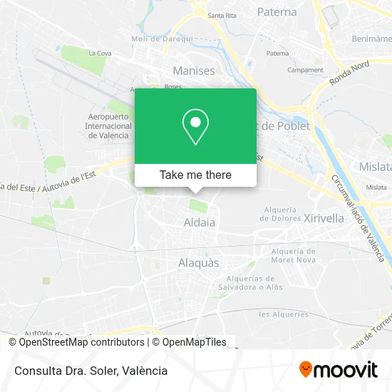 Consulta Dra. Soler map