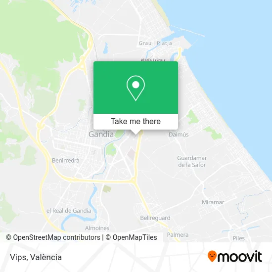 Vips map