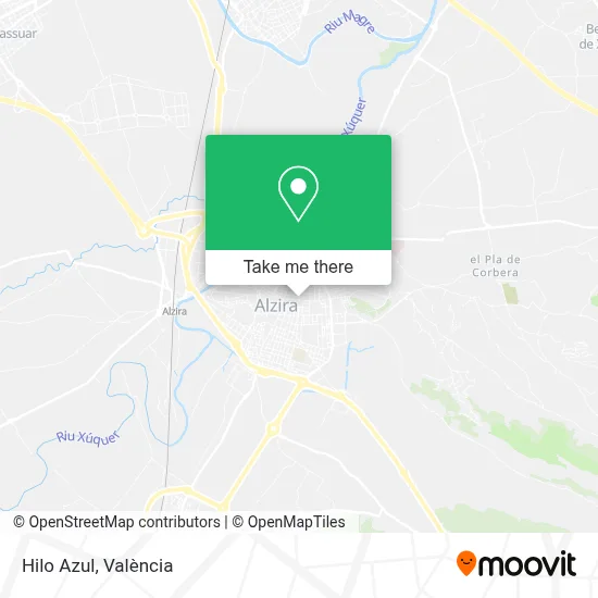 Hilo Azul map