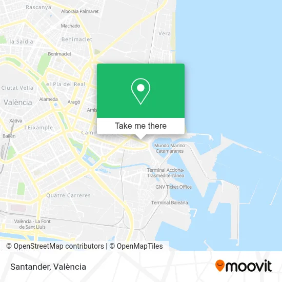 Santander map