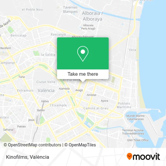 Kinofilms map