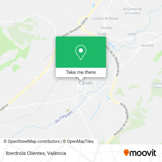Iberdrola Clientes map
