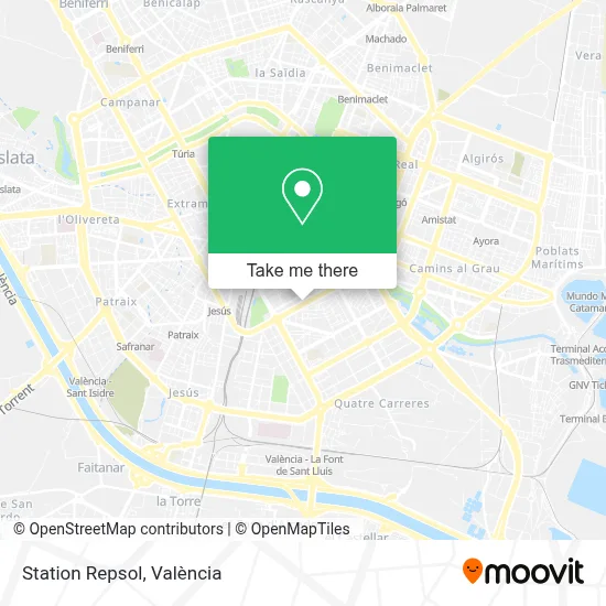 Station Repsol map