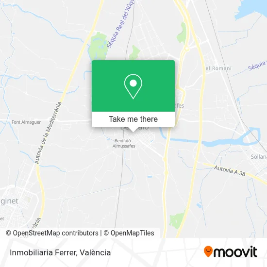 Inmobiliaria Ferrer map