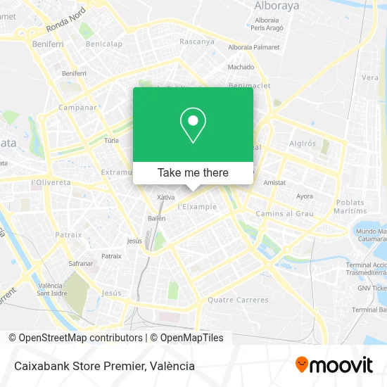 Caixabank Store Premier map