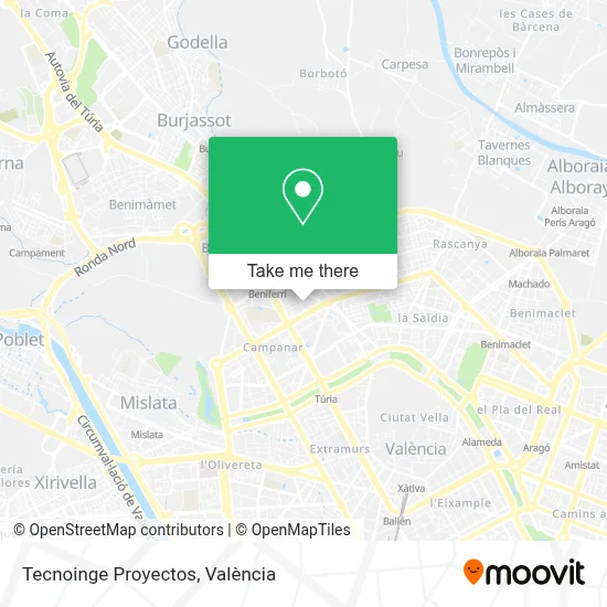 Tecnoinge Proyectos map